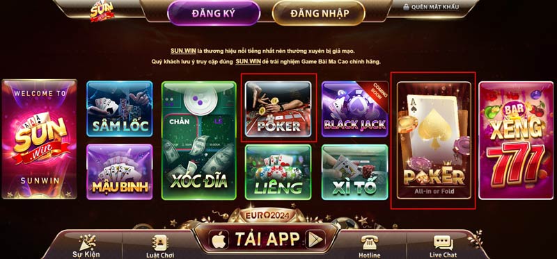 game bài poker